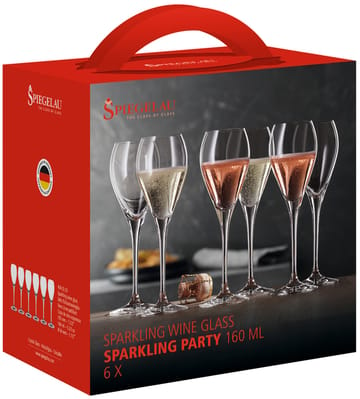 Party champagneglas 16 cl - 6-pak - Spiegelau