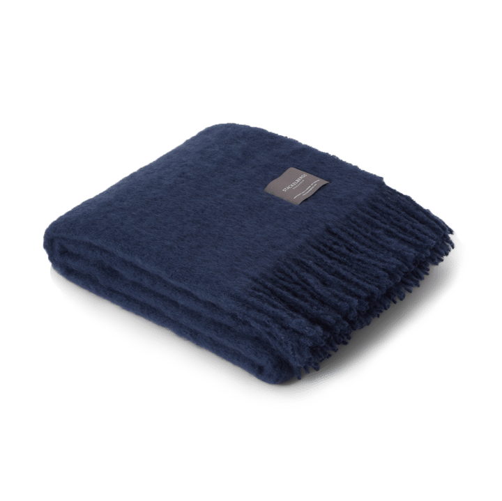 Mohair plaid - Denim dark blue - Stackelbergs