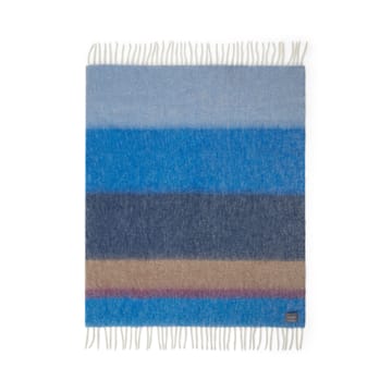 Mohair plaid - Stripe Blue, Azur & Camel - Stackelbergs