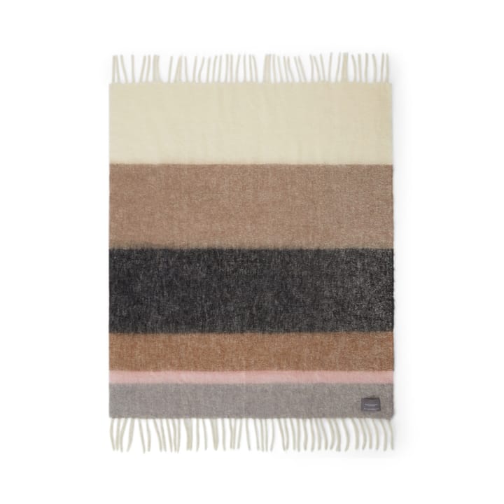 Mohair plaid - Stripe Brown, Black & Rose - Stackelbergs