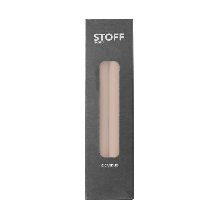 Nagel paraffinlys 12 pk, Beige STOFF