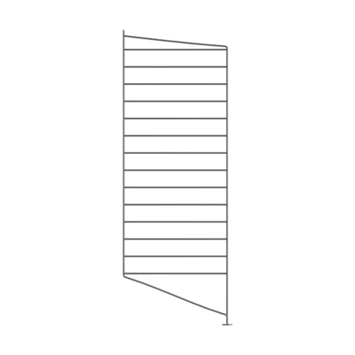 String gulv gavle - Mørkegrå, 85x30 cm, 1-pak - String