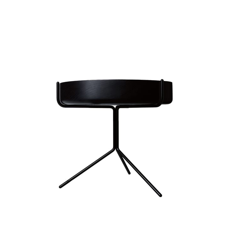 Drum bord - Sortlaseret, H36cm, sort stel - Swedese