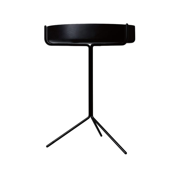 Drum bord - Sortlaseret, H56 cm, sort stel - Swedese