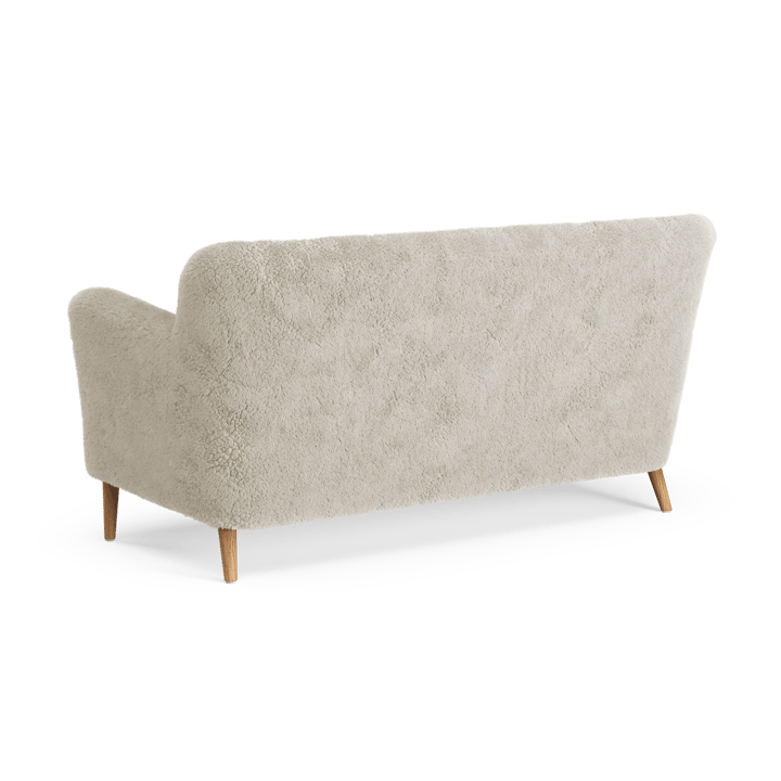 Nova 2-personers sofa lammeskind, Moonlight-olieret eg Swedese