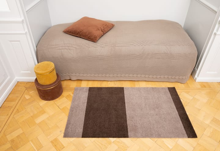 Stripes by tica, horisontal, entrétæppe/løber, Sand-brown, 67x120 cm tica copenhagen