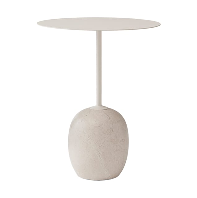 Lato bord LN8 - Ivory white-Crema diva marble - &Tradition