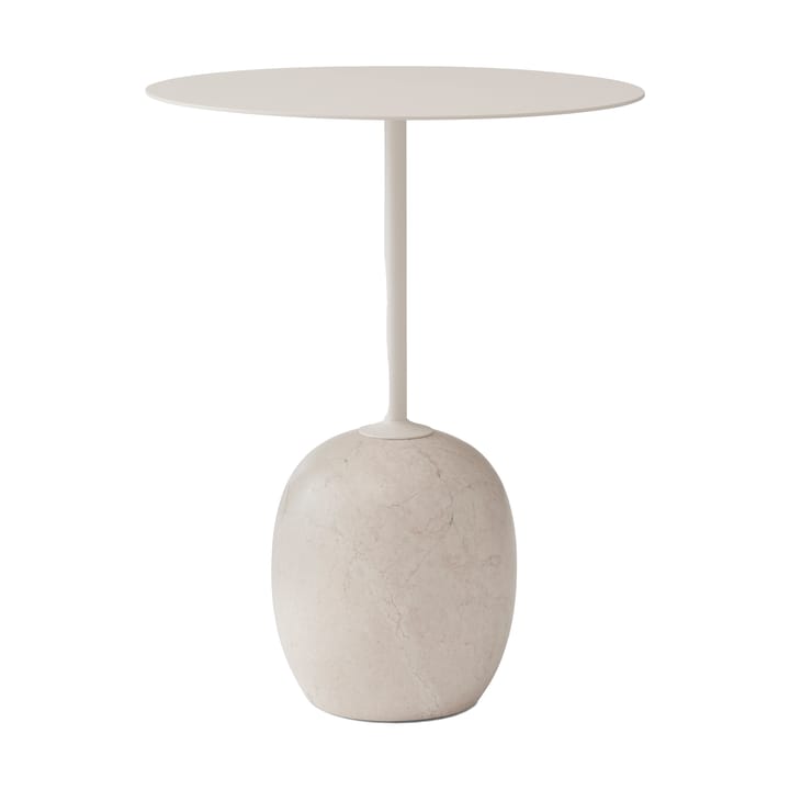 Lato bord LN8, Ivory white-Crema diva marble &Tradition