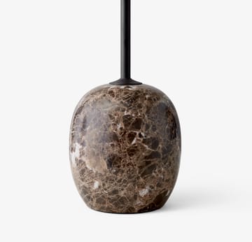 Lato bord LN8 - Lacquered walnut-Emperador marble - &Tradition