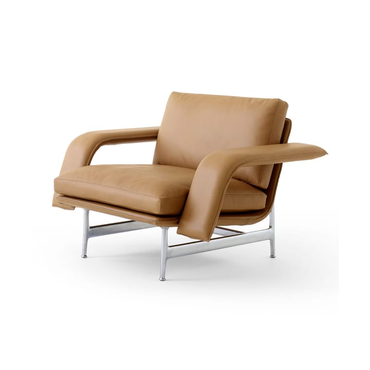 Meantime AV29 lounge stol - Pol. aluminium-Noble leather cognac - &Tradition