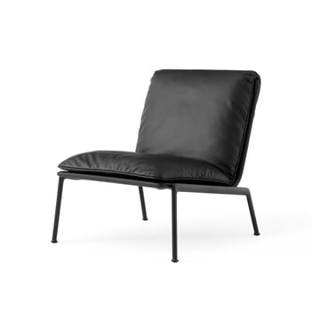 Muno LN18 lounge stol - Warm black-Noble leather Black - &Tradition