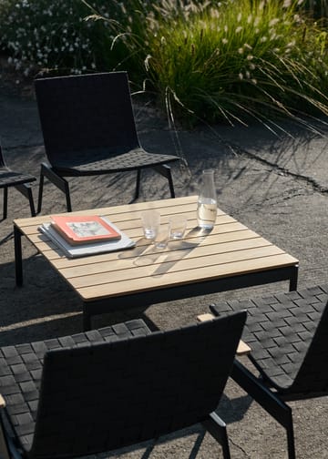 Ville Outdoor AV50 sofabord - Warm black-teak - &Tradition