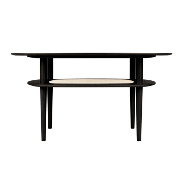 Together Smooth Square sofabord 100x100 cm - Black oak - Umage