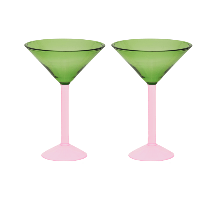 Urban Nature Culture gavesæt martiniglas 2-pak - Green - URBAN NATURE CULTURE