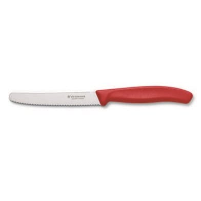 Victorinox tomatkniv bølgetandet 11 cm - Rød - Victorinox