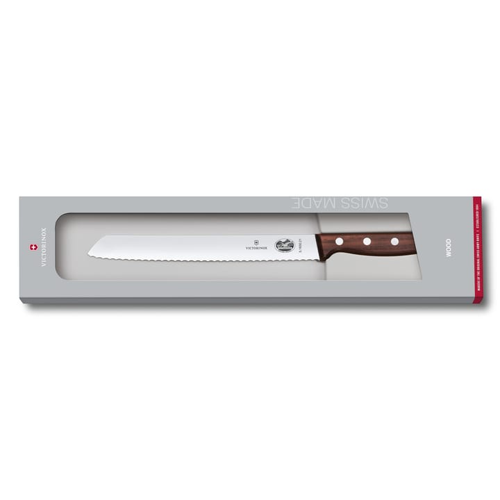 Wood brødkniv 21 cm, Rustfrit stål/Ahorn Victorinox