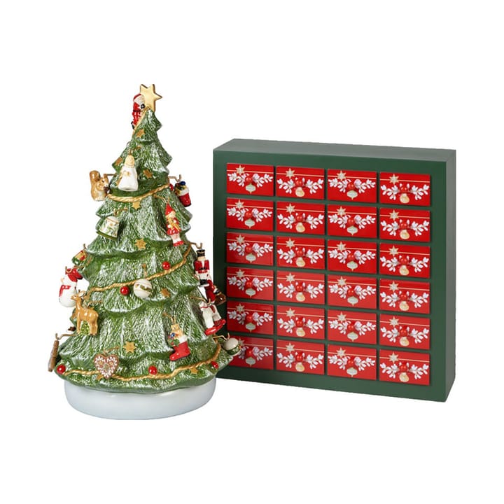 Christmas Toys Memory julekalender med juletræ - Grøn/Rød - Villeroy & Boch