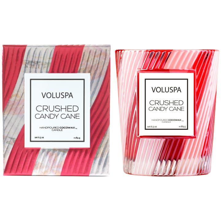 Limited Edition duftlys 40 timer - Crushed Candy Cane - Voluspa