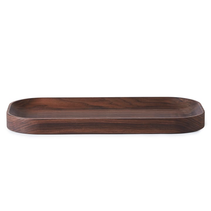 Carved Wood bakke oval - Valnød - Warm Nordic