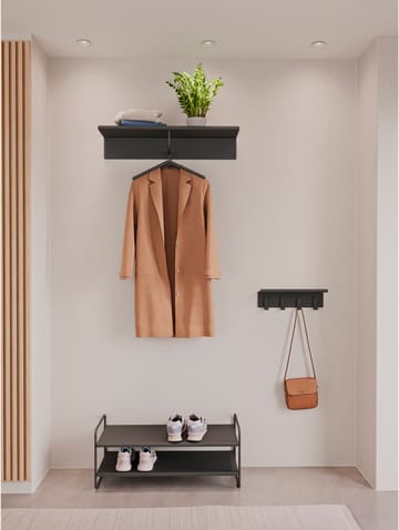 A-Coat rack hattehylde - Black - Zone Denmark