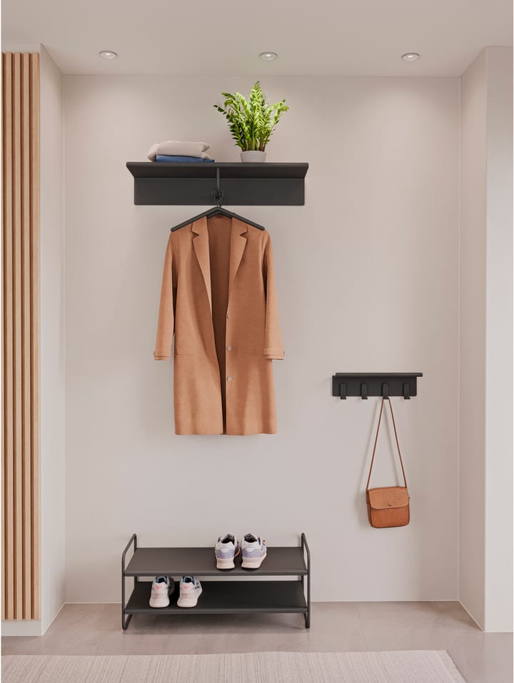 A-Coat rack hattehylde, Black Zone Denmark