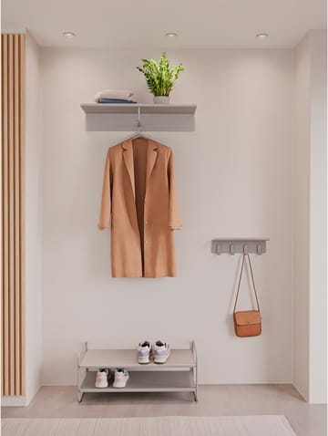 A-Coat rack hattehylde - Soft grey - Zone Denmark