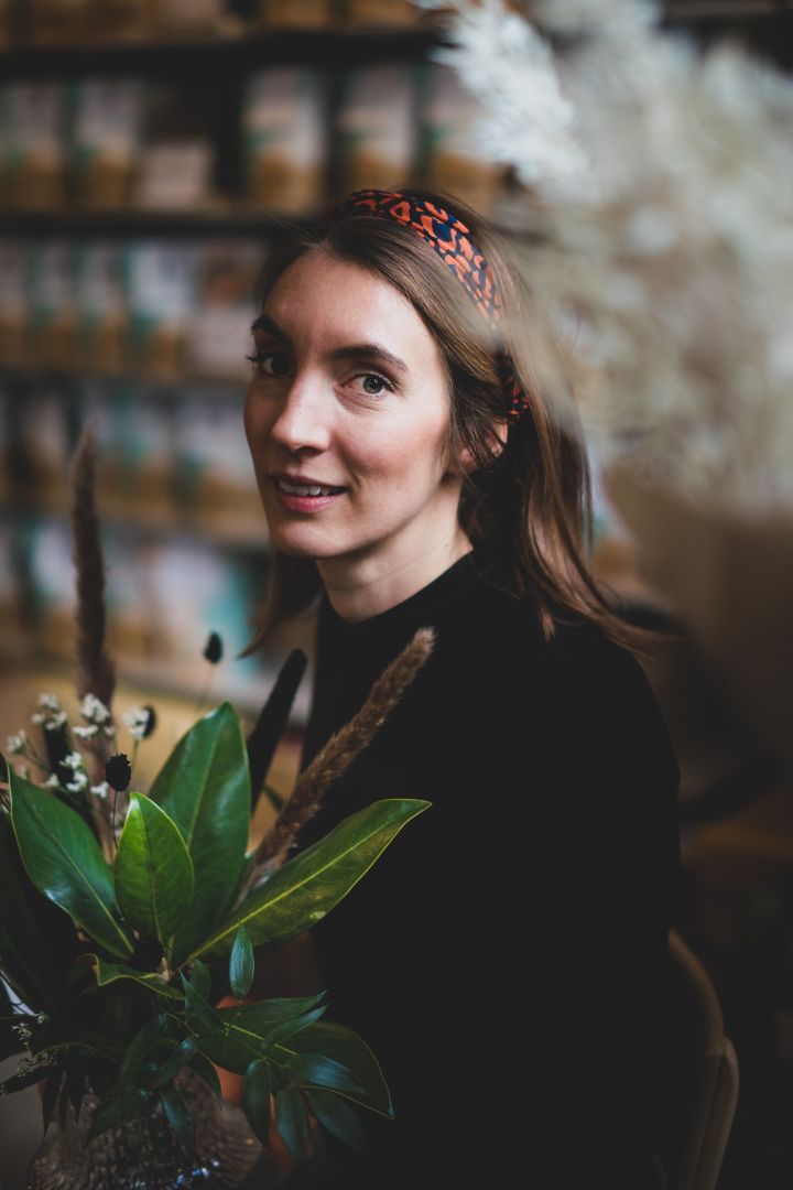 Malin Brandén er grundlæggeren af Blombruket er floristen der sælger blomster 